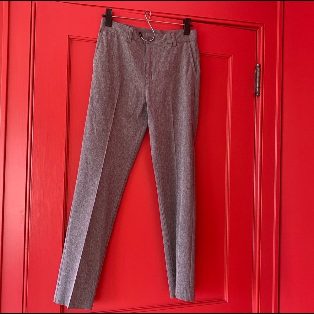 14 TALL: Gray Performance Breaker Golf/School Pants - Amazing Material!